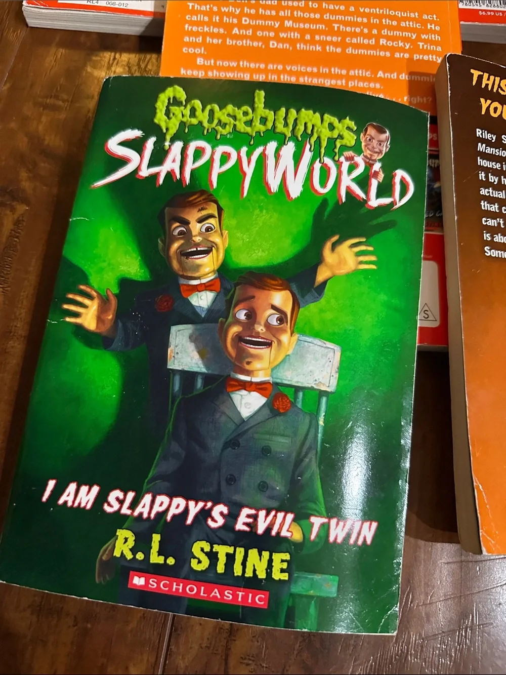Goosebumps Slappy 5 Book Lot Night Living Dummy 1 2 3 SlappyWorld R.L. Stine